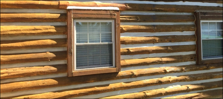 Log Home Whole Log Replacement  Washington County, Virginia