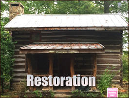 Historic Log Cabin Restoration  Washington County, Virginia